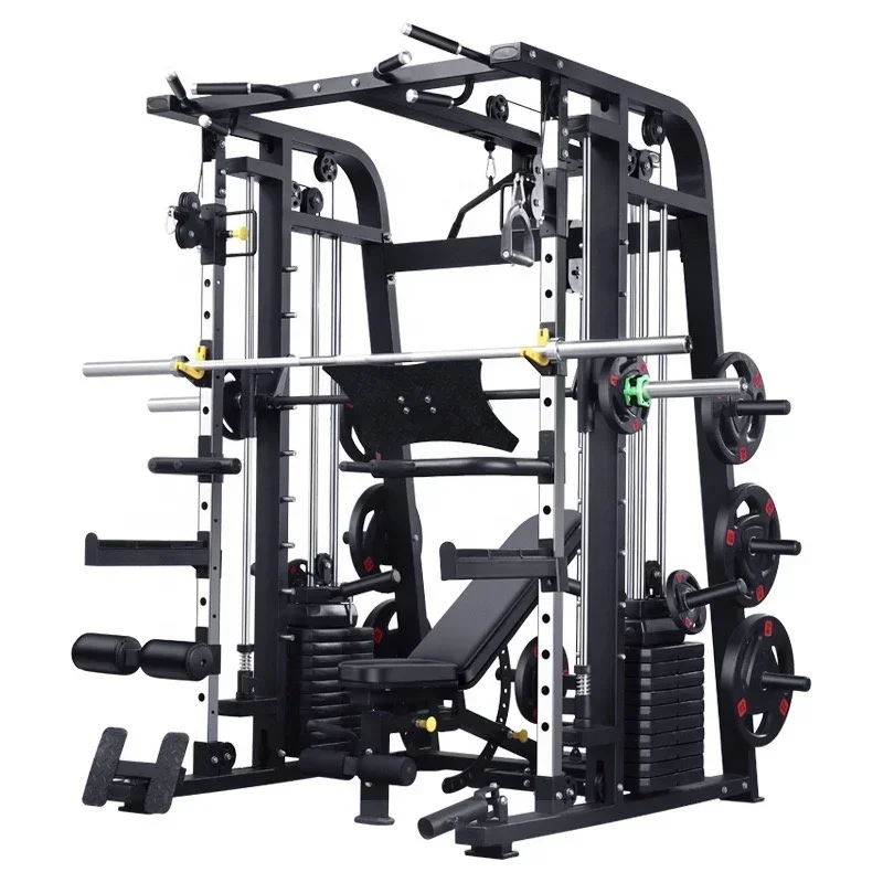 Leg Press Machine - 2026 Máquina Smith Multifuncional Completa para