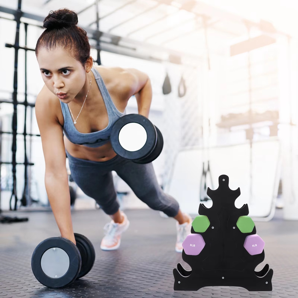 Home Gym Budget - Suporte de rack de halteres ecológico,