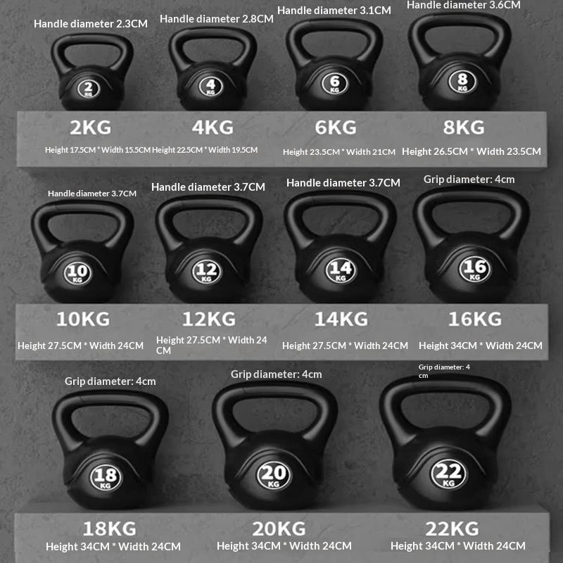 Home Gym Ideas - 2026 Novo Kettlebell Ajustável de 8kg