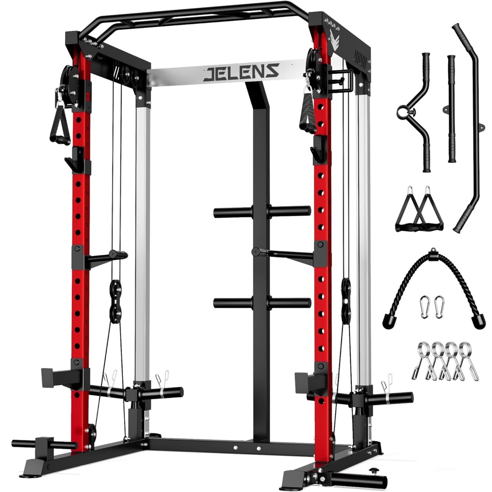 Home Gym All In One - Rack de Força Multifuncional 2000LBS com