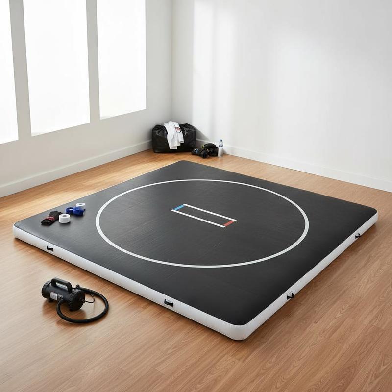 Home Gym Practice - Tapete Inflável para Grappling 13x13 pés
