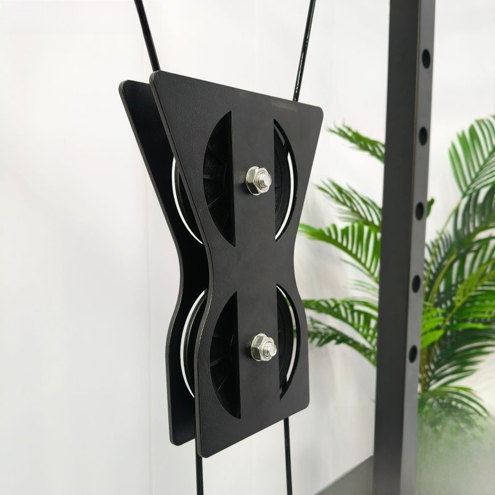Home Gym Lat Pulldown - Sistema de Polias Duplas para Academia