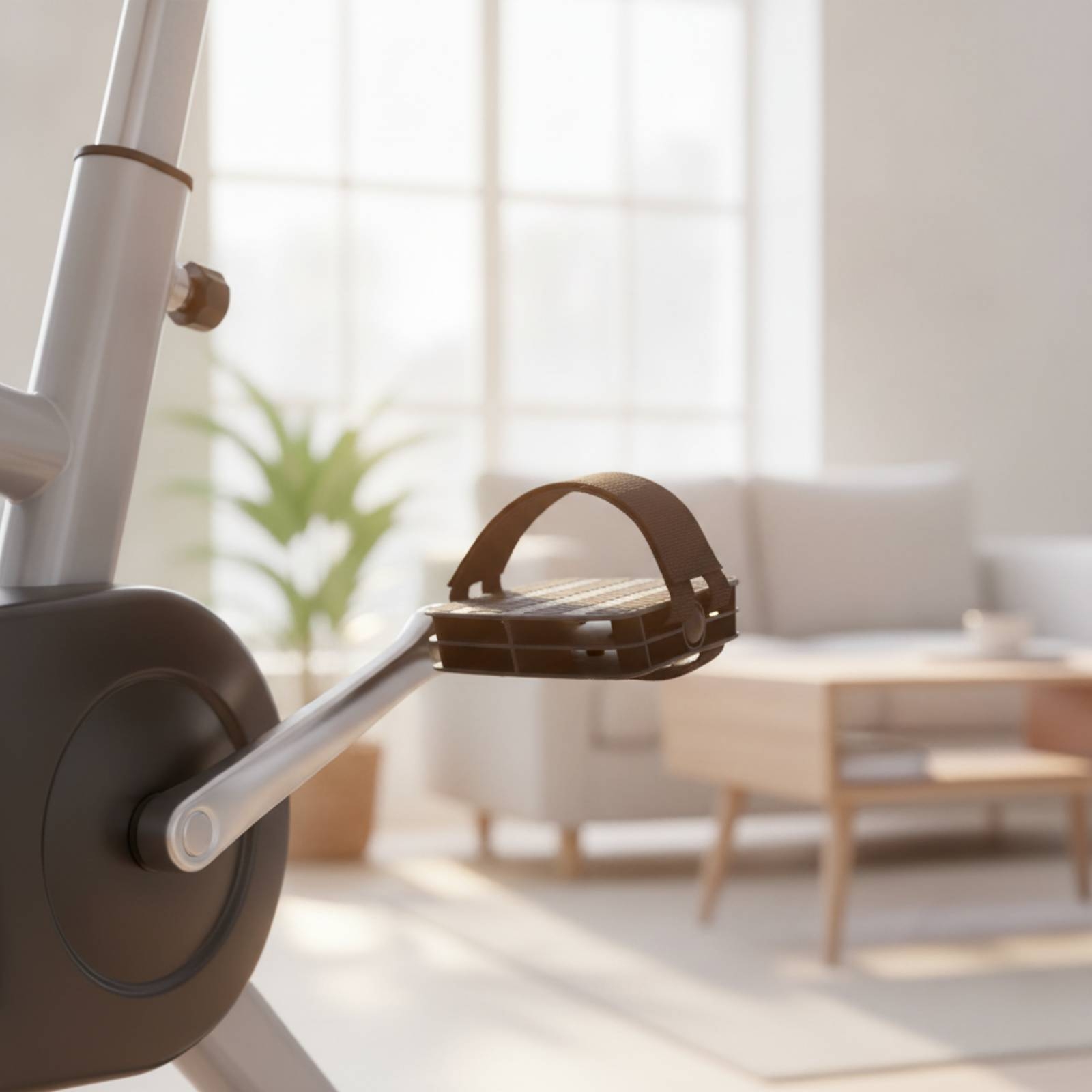 Home Gym Exercise - Pedais de Bicicleta Ergométrica com Correias,