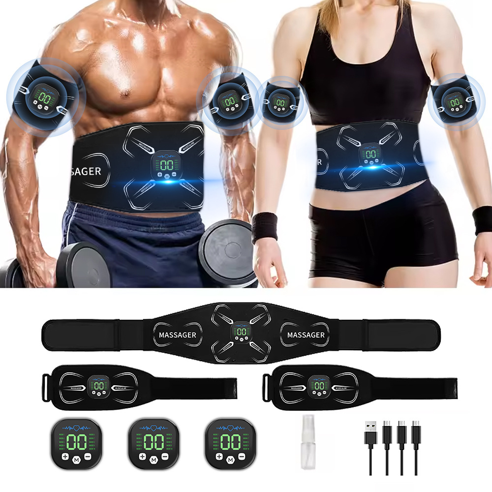 Home Gym Ideas - Estimulador Muscular EMS, Treinador Abdominal, Tonificador