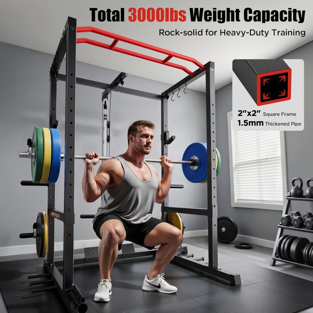 Gaiola de Força Multifuncional - Home Gym Lat Pulldown avaliação e preço