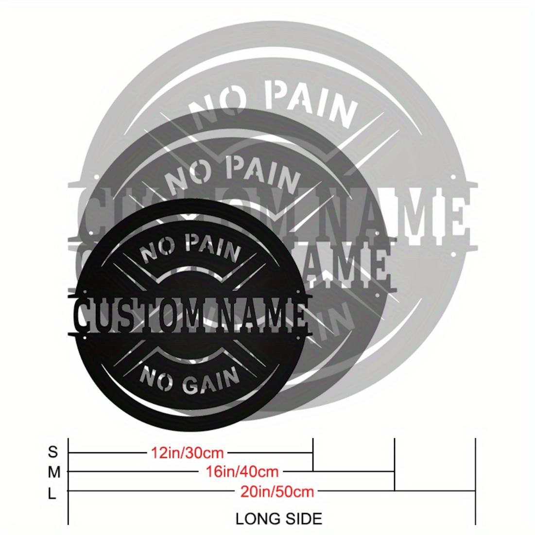 Arte de parede de metal vintag - Home Gym Names avaliação e preço