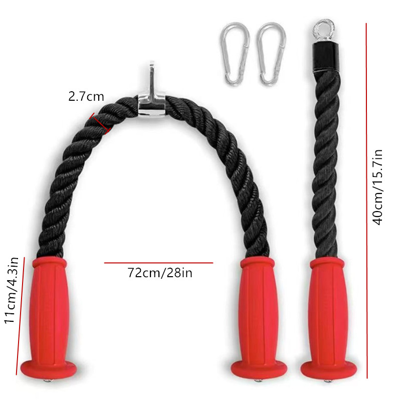 Cordas ergonômicas para trícep - Home Gym Ideas avaliação e preço