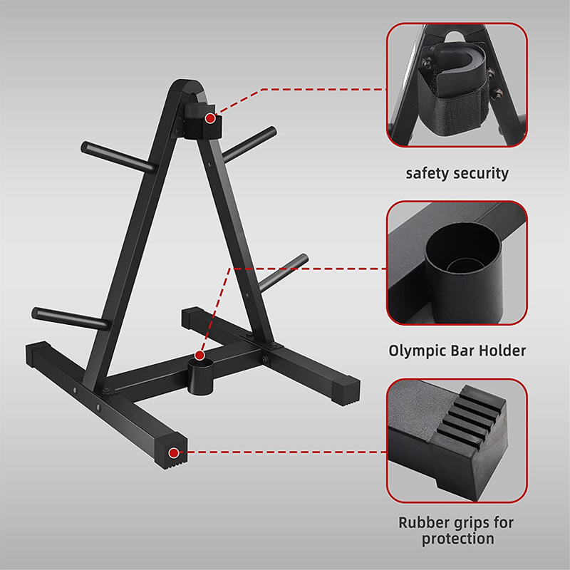 Rack de placa de peso de barra - Home Gym Floor avaliação e preço
