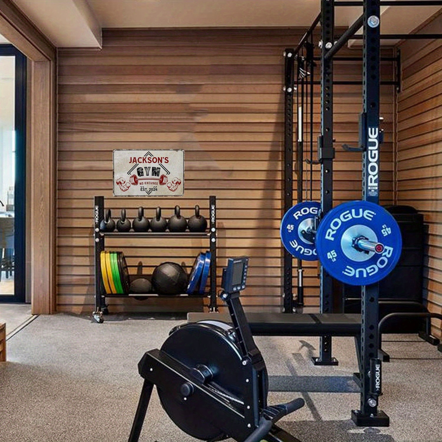 1 unidade de Placa Personaliza - Home Gym Names avaliação e preço