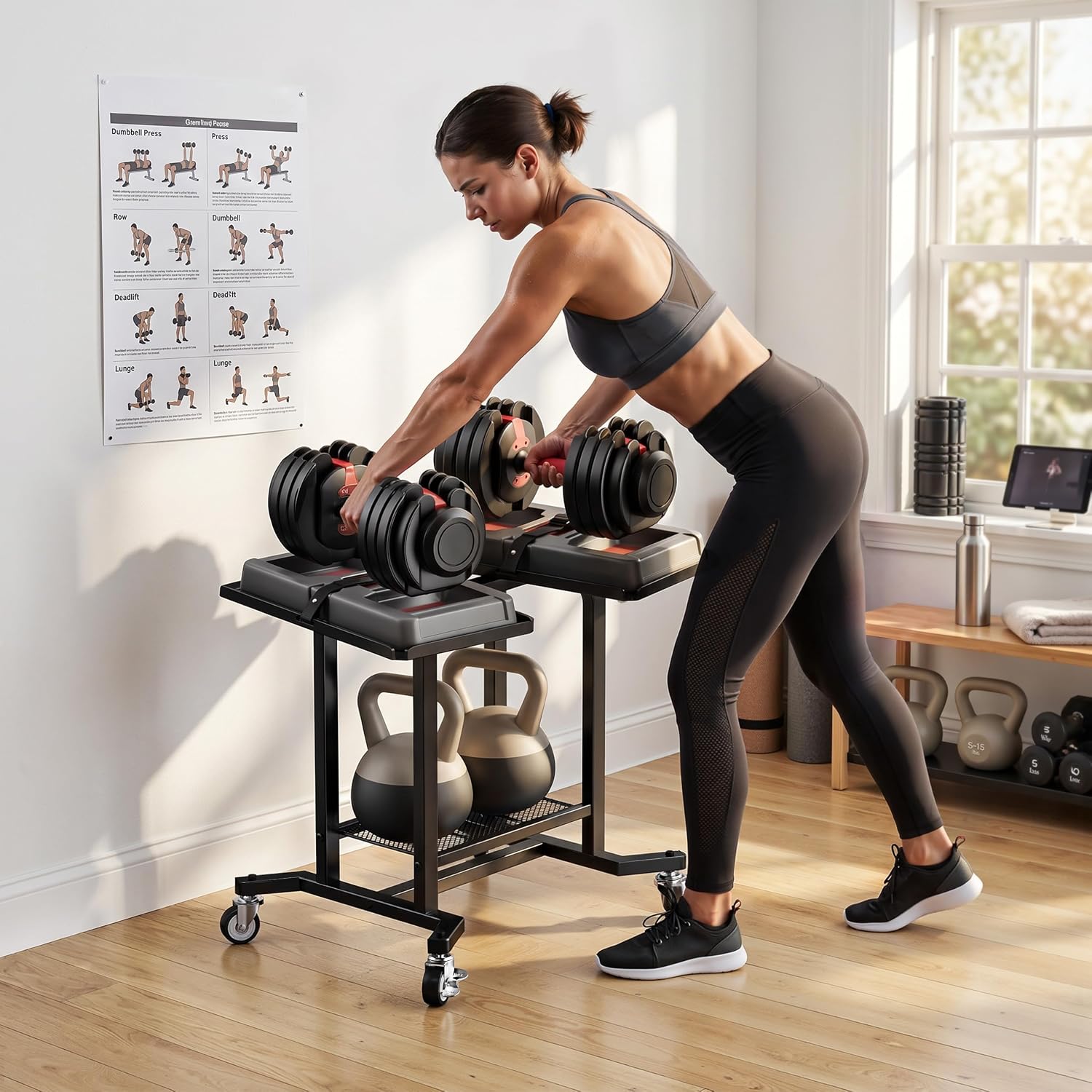 Suporte Ajustável para Haltere - Home Gym Floor avaliação e preço