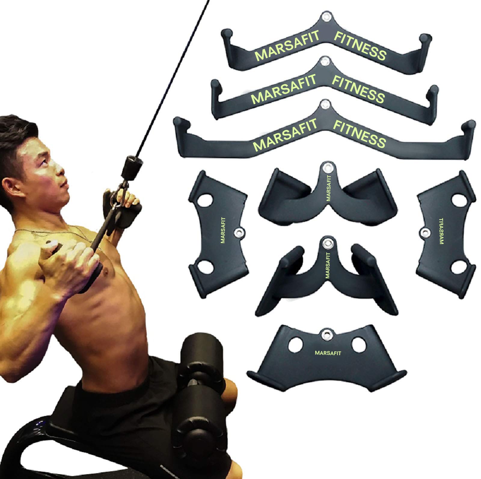 Lat puxar para baixo barra rem - Home Gym Lat Pulldown avaliação e preço