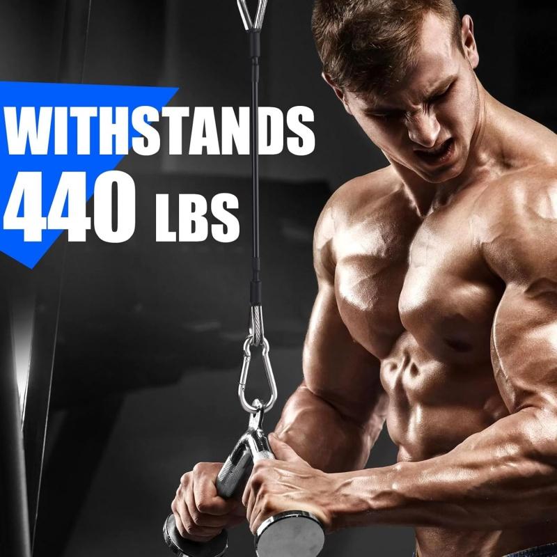 1/2 pçs extensão de cabo de gi - Home Gym Lat Pulldown avaliação e preço