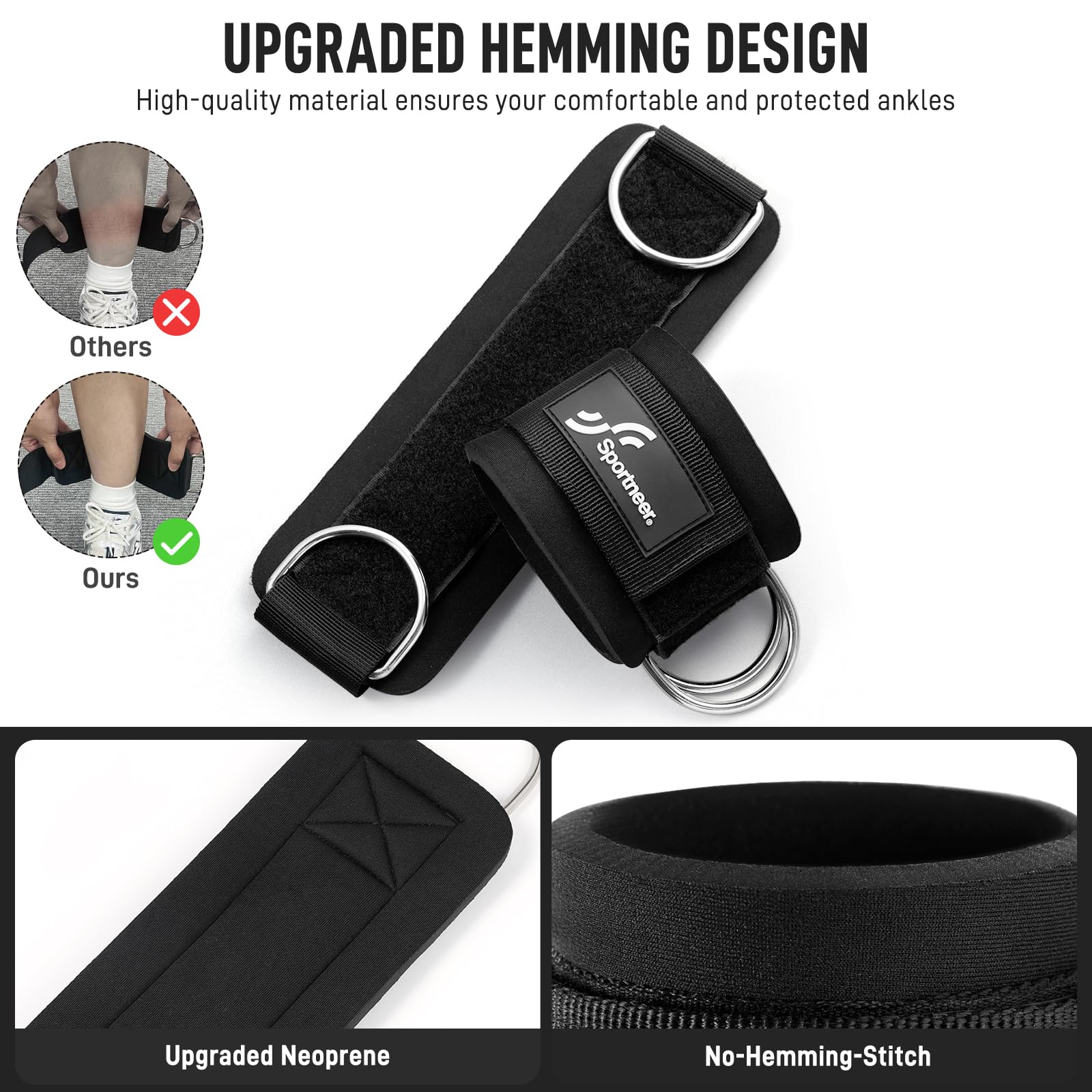 Sportneer tiras de tornozelo a - Home Gym All In One avaliação e preço