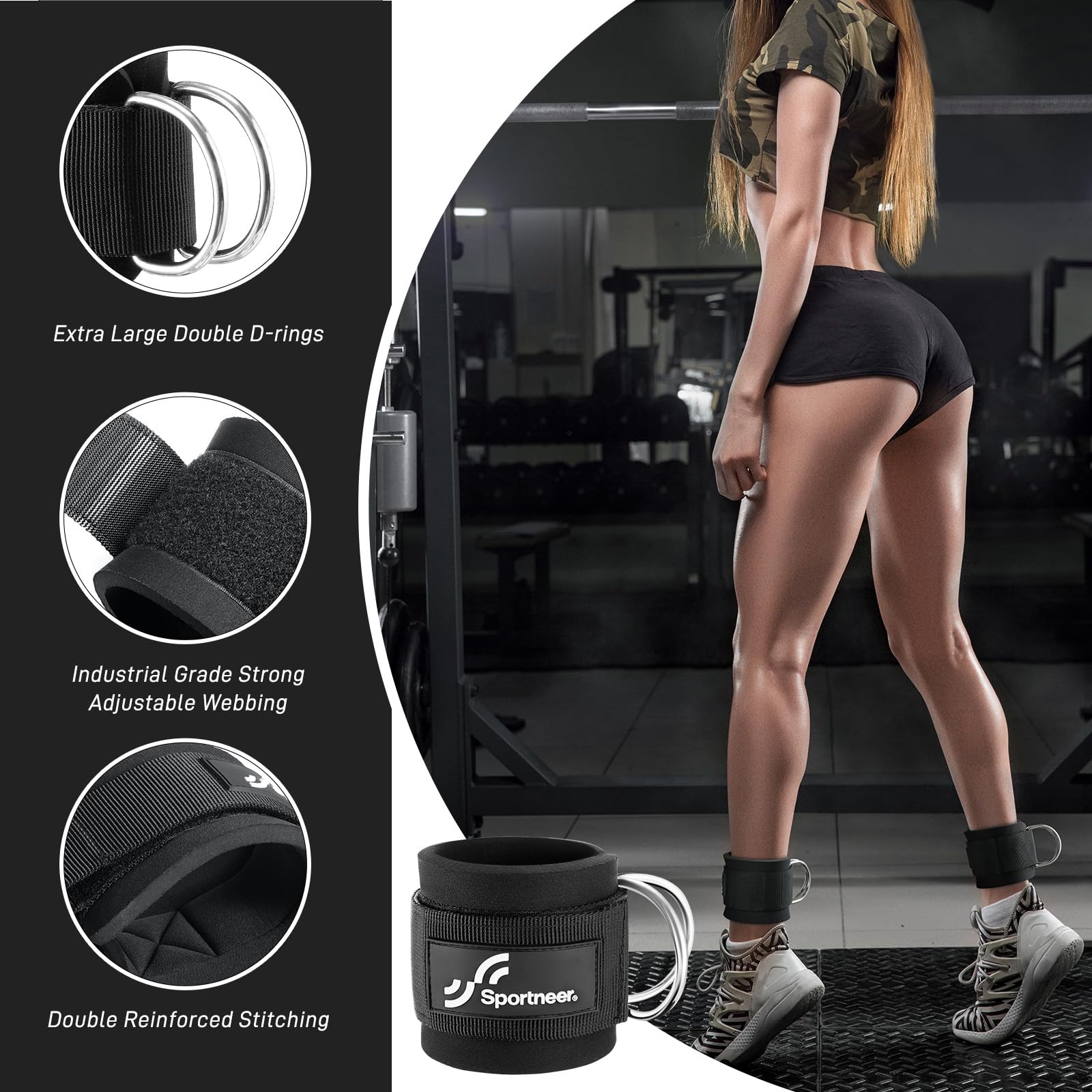 Sportneer tiras de tornozelo a - Home Gym All In One avaliação e preço